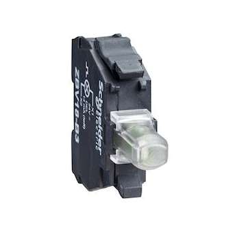 Harmony - bloc lum clignot XB4-XB5 - DEL - 24VACDC - vert - racc vis étrier|Schneider Electric-SCHZBV18B3