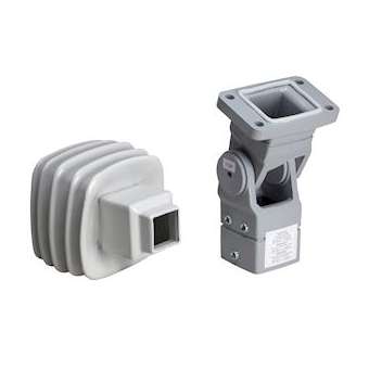 Spacial S3CM - fixation murale avec articulation carré 80mm|Schneider Electric-SCHNSYCMUMA80