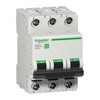 Multi9 C60 - disjoncteur - 3P - courbe D - 2A - 10kA - 480Y/277V - UL1077|Schneider Electric-SCHM9F23302