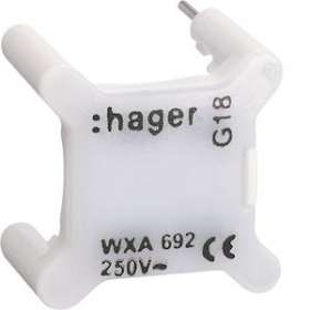 Voyant pour interrupteur gallery 230V blanc|Hager-HAGWXA692