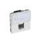 Prise RJ45 catégorie5e UTP Mosaic 2 modules - blanc|Legrand-LEG076554