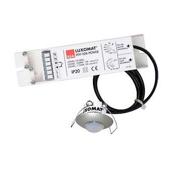 PD9-M-1C-SDB-FP-AG Mini détecteur de présence salles de bains Maître argent|Beg-BE492913