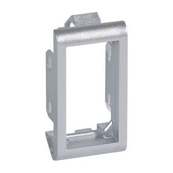 Support de plaque étroit pour paroi mince Batibox 1 module - alu|Legrand-LEG080294