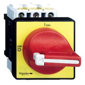 TeSys VCF - inter.-sectionneur - 3P - 690V 25A - poignée rouge cadenassable|Schneider Electric-SCHVCF0