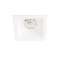 Spot DECO GU10 carré 1 tête fixe, blanc mat IP20|Europole-POL26811