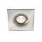 Spot BE BEST DESIGN GU10 carré fixe, alu brossé IP65|Europole-POL246533