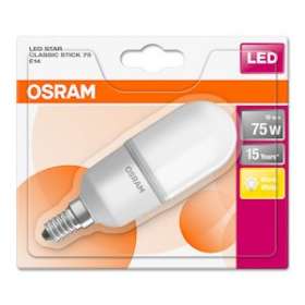 OSRAM LED STAR'STICK 75 827 FR E14 10W 1055lm|Ledvance-OSR125742