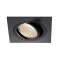 NEW TRIA 77, carré, LED, noir, 9,1W 3000K 38DEG alim et clips ressorts inclus|SLV-DC5113910