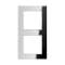 Cadre 2 postes / Acréation Miroir|Jung france-IUNAC582GLSI