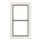 Cadre 2 postes / LS FLAT DESIGN Ivoire|Jung france-IUNFD982W