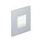 BALIZ 2 - Encastré Mur carré, fixe, gris, LED intég. 0,92W 2400K 52lm|Aric-ARI50263