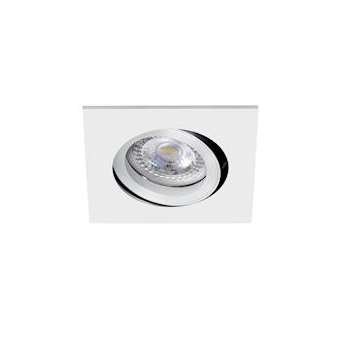 TIPO - Encastré GU10, carré, orientable, blanc, a/lpe LED 6W 4000K 500lm incl.|Aric-ARI51127