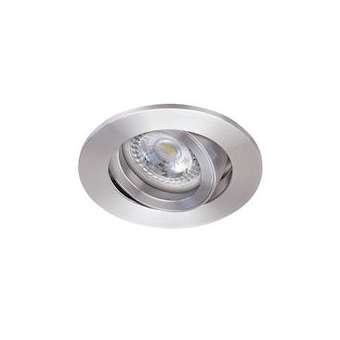 TIPO - Encastré GU10, rond, orientable, alu, a/lpe LED 6W 4000K 500lm incl.|Aric-ARI51125