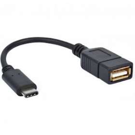 Adaptateur USB 3.2 - C M / A F - noir - 15cm|Erard-EAD722440