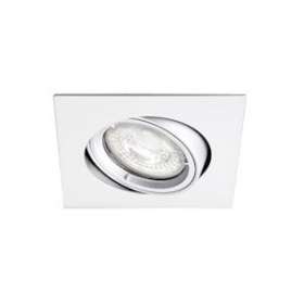 SPEED 70 C 230 - Encastré GU10, carré, basculant, blanc, lampe non incl.|Aric-ARI4972