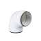 Cc 125 j - coude circulaire pvc diamètre 125 avec joint|Atlantic clim ventil-ELG460063