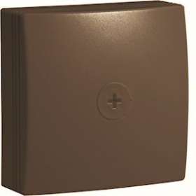 Boîte de dérivation 75x75 Marron|Hager-HAGATA707598014