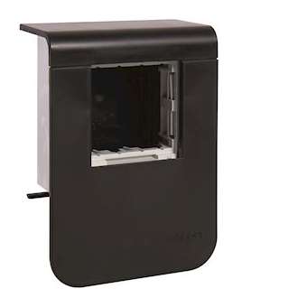 Support d'appareillage 45x45 pour plinthe SL20055 noir|Hager-HAGSL200559709011