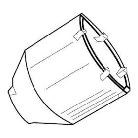 Trépan béton Système Linéal - D68mm - Pour plinthe et moulure Keva|Planet wattohm-PLW11111