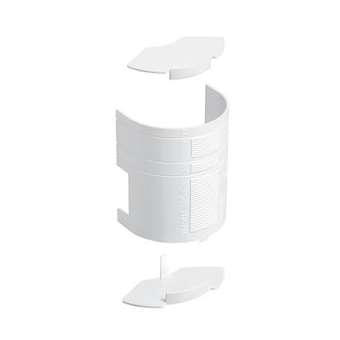 Fond d'angle extérieur VDI-Pour goulottes Logix 45 sauf 50x50mm-PVC Blanc Artic|Planet wattohm-PLW48183