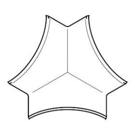 Angle intérieur 3D pour corniche Keva 30mmx30mm -PVC Blanc Artic|Planet wattohm-PLW11632