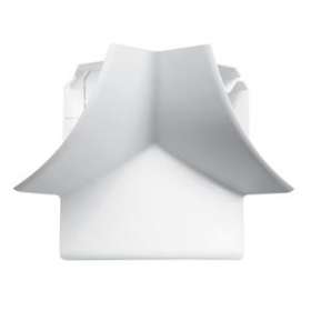 Angle intérieur 3D pour corniche Keva 80mmx80mm -PVC Blanc Artic|Planet wattohm-PLW12259