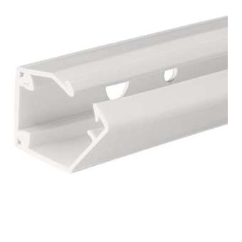 Goulotte flexible lifea PVC h15mm x p15mm RAL 9010 blanc paloma|Hager-HAGLFR1501509010T2