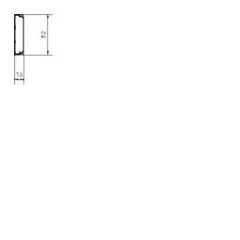 Moulure ATA 12x50 Blanc Paloma|Hager-HAGATA125009010