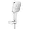 Ensemble de douche 3 jets support mural Rainshower SmartActive 130 Cube Chromé