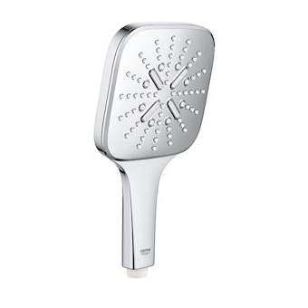 Douchette 3 jets Rainshower SmartActive 130 Cube Chromé|Grohe-GO226582000