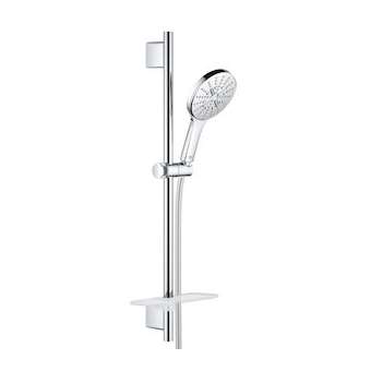 Ensemble de douche 3 jets avec barre Rainshower SmartActive 130 Chromé|Grohe-GO226575000