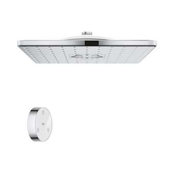 Douche de tête 2 jets Rainshower SmartConnect 310 Cube Chromé|Grohe-GO226643000