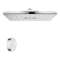 Douche de tête 2 jets Rainshower SmartConnect 310 Cube Chromé