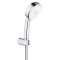Ensemble de douche 3 jets avec support mural Tempesta Cosmopolitan 100 Chromé