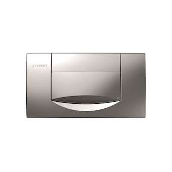 Plaque Geberit 200F interrompable: Chromé mat|Geberit-GBR115.222.46.1