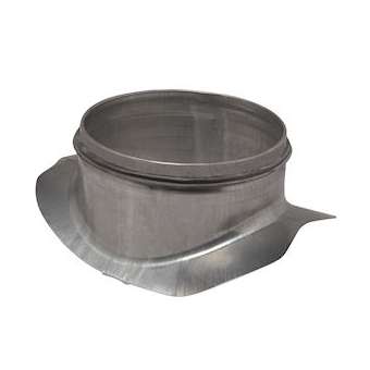 Piquage équerre circulaire galvanisé à joint - Diamètre 125/125|Aldes-ALD11098261