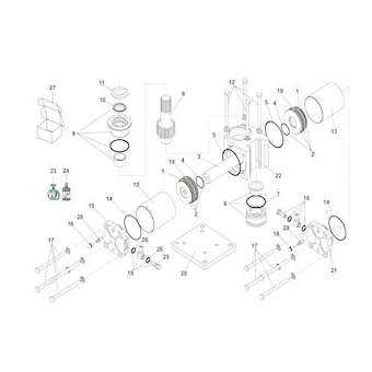 verin standard 180DEG operateur 750|Faac france-FAA108758