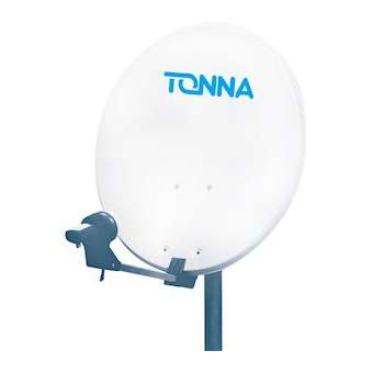 Antenne 60 cm composite gris clair + LNB universel 0,2 dB|Tonna-TOQ708720