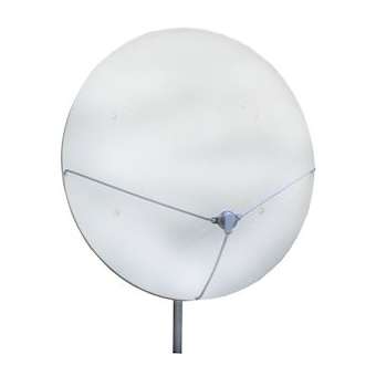 Antenne 120 cm composite gris clair avec support D 40 mm - Sans LNB|Tonna-TOQ708120