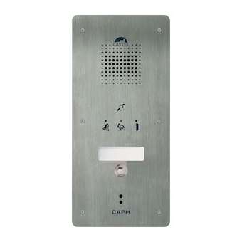 Portier audio 1 BP loi Handicap - dans boitier HT280 version à encastrer|Castel-CST660.0020