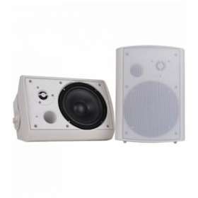 Enceinte active + enceinte passive 2 x 40W blanches|Rondson-ONDB-8A_B