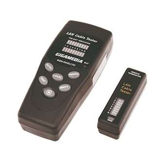 Testeur de câblage RJ45 et RJ12|Gigamedia-GGMDIAGLC90