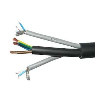 DUOLIGHT, Câble d'alimentation + signal combiné (3x2.5mm² + 2x 2x0.34mm²), noir|Sonoprof-ONF00016156