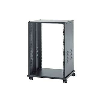 RAck19'20U acier av. vis. & roul. (ss porte ni fond) 560x 460x1000 mm|Rondson-ONDM20U