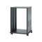 RAck19'20U acier av. vis. & roul. (ss porte ni fond) 560x 460x1000 mm