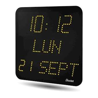 Style II 7 date réceptrice impulsions 24V // 240V jaune|Bodet Time & Sport-BDT946623