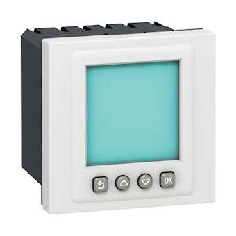 Interrupteur horaire programmable Mosaic 2 modules - blanc|Legrand-LEG078425