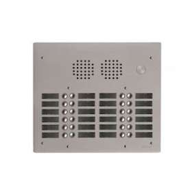 Platine aluminium 5mm audio 4 rangées 24 boutons|Golmar-BITUHR4024
