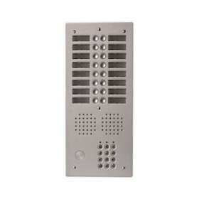 Platine aluminium 5mm audio 2 rangées avec clavier 16 boutons|Golmar-BITUHRCL2016