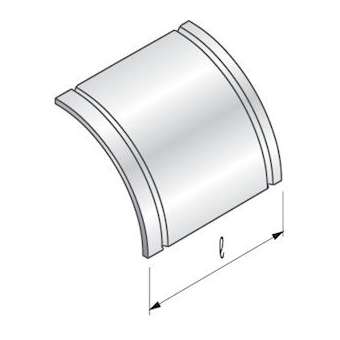 Couvercle Convexe CO2 48x147, Gamme PSN, GC|Niedax France-NDX108525
